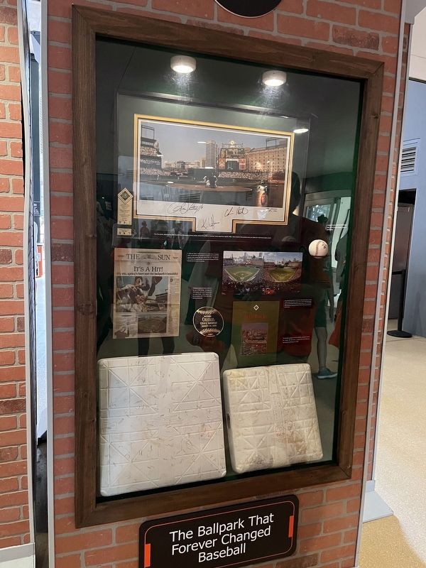 The Ballpark That Forever Changed Baseball Display Case. Click for full size. The Ballpark That Forever Changed Baseball Display Case image. Click for full size.