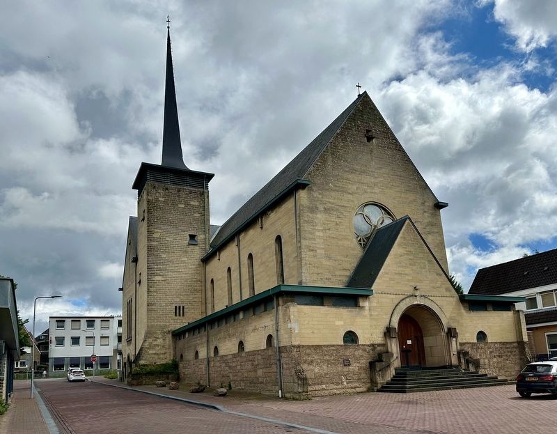 Sint-Josephkerk / Saint Joseph Church and Marker. Click for full size. Sint-Josephkerk / Saint Joseph Church and Marker image. Click for full size.