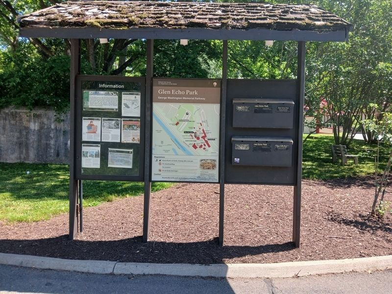 Glen Echo Park Marker. Click for full size. Glen Echo Park Marker image. Click for full size.