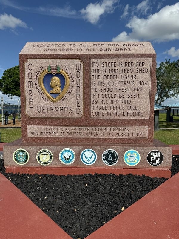 Combat Wounded Veterans Marker image. Click for full size.