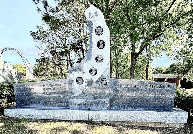 Vietnam War Memorial Marker. Click for full size. Vietnam War Memorial Marker image. Click for full size.