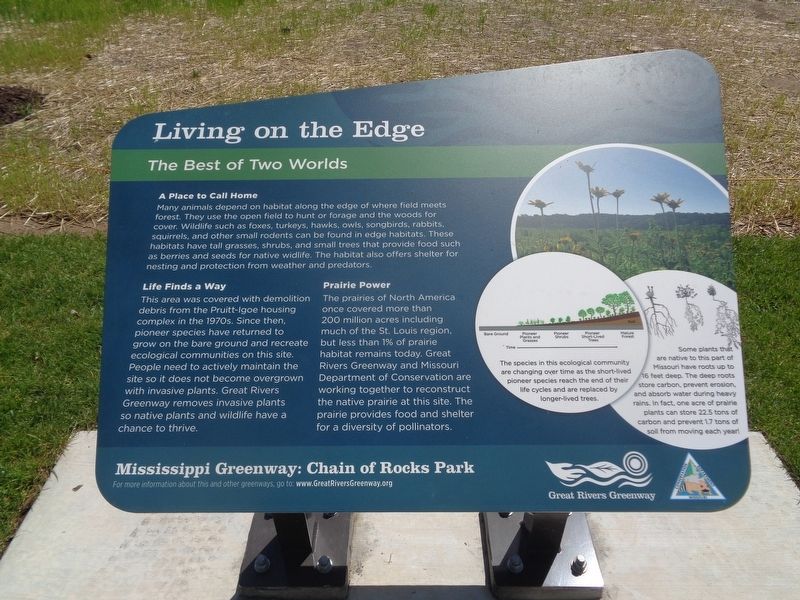 Living on the Edge Marker image. Click for full size.