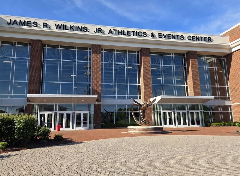 Buzzy Statue at the James R. Wilkins, Jr. Athletics & Event Center. Click for full size. Buzzy Statue at the James R. Wilkins, Jr. Athletics & Event Center image. Click for full size.