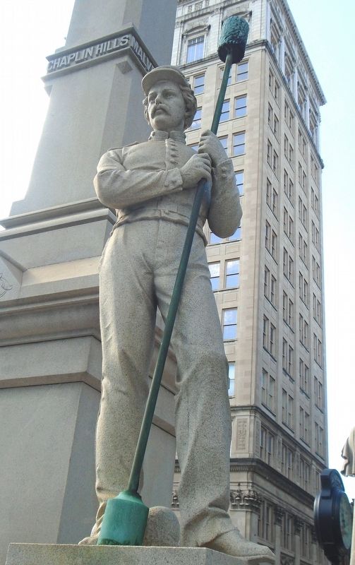 Soldiers and Sailors Monument Artillery Statue image. Click for full size.
