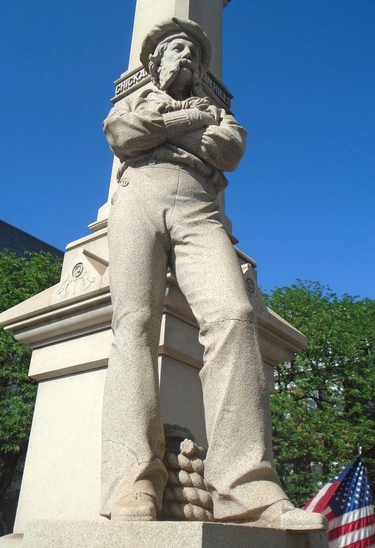 Soldiers and Sailors Monument Sailor Statue image. Click for full size.