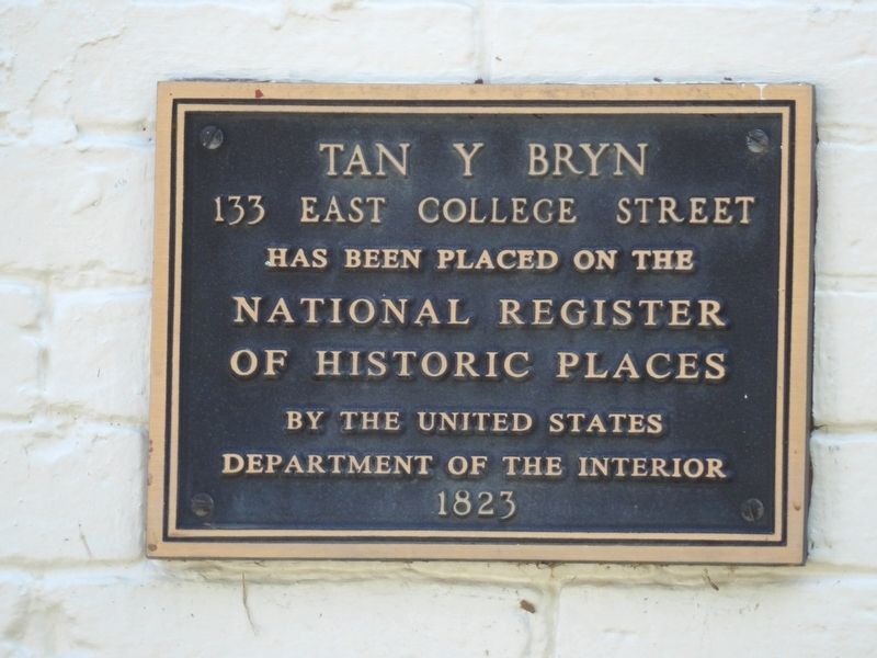 Tan Y Bryn Marker. Click for full size. Tan Y Bryn Marker image. Click for full size.
