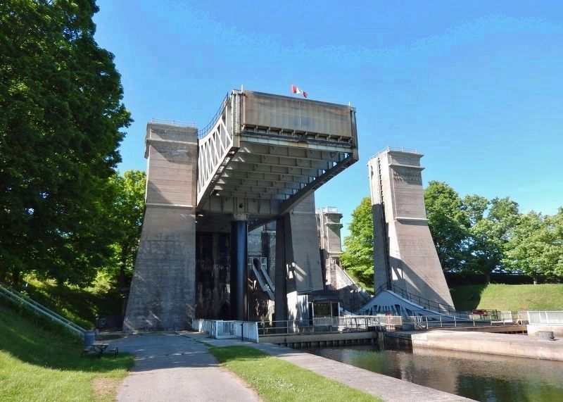 The Peterborough Lift Lock & Canal. Click for full size. The Peterborough Lift Lock & Canal image. Click for full size.