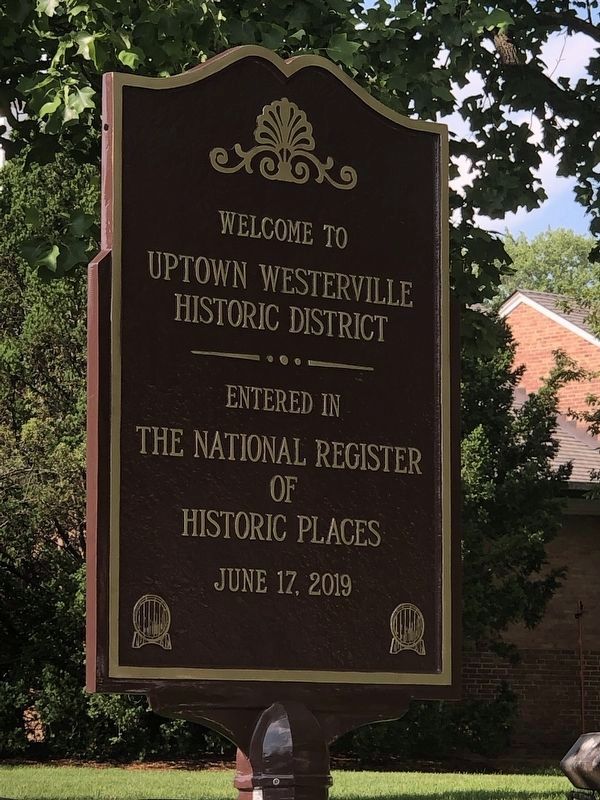 Uptown Westerville Historic District Marker image. Click for full size.