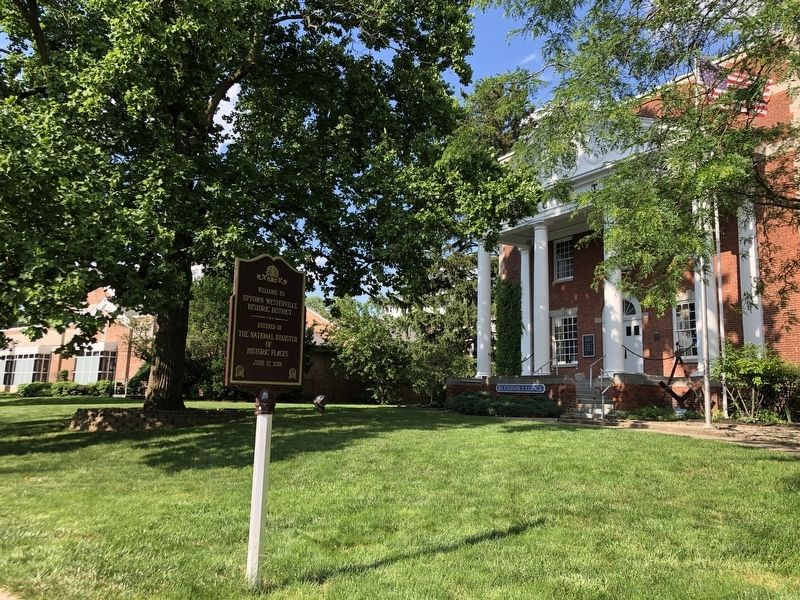 Welcome to Uptown Westerville Historic District Marker image. Click for full size.