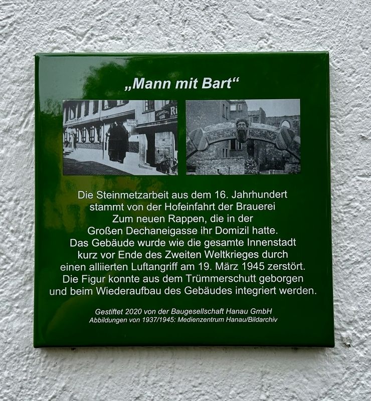 �Mann mit Bart� / �Man with Beard� Marker image. Click for full size.