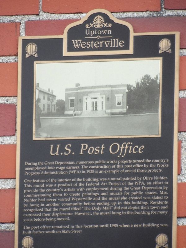 U.S. Post Office Marker. Click for full size. U.S. Post Office Marker image. Click for full size.