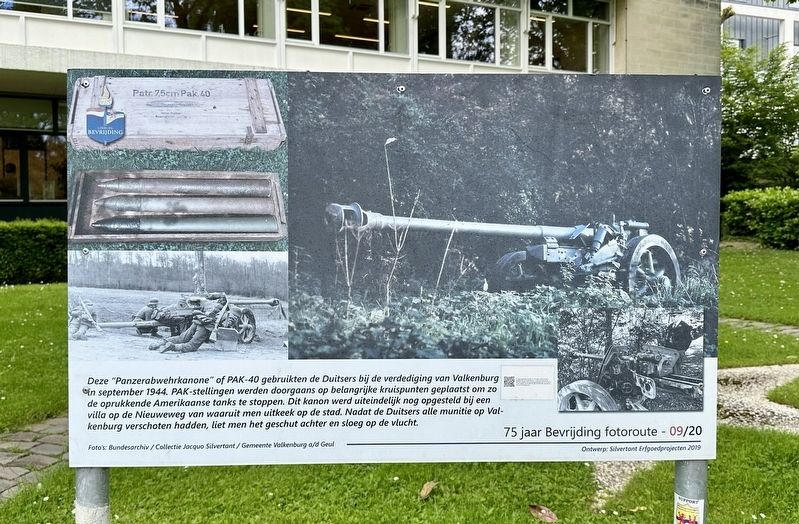 �Panzerabwehrkanone� (PAK-40) / �Anti-tank Gun� (PAK-40) Marker image. Click for full size.