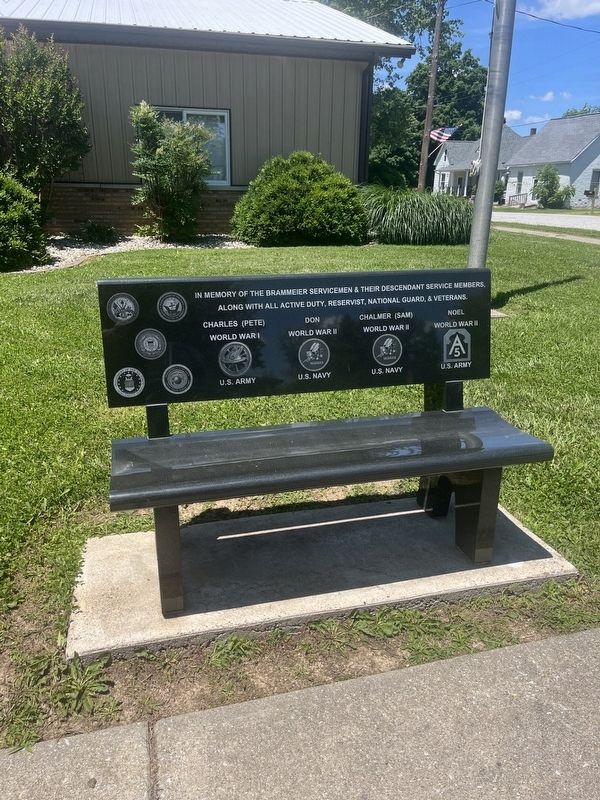 In Memory of the Brammeier Servicemen Marker. Click for full size. In Memory of the Brammeier Servicemen Marker image. Click for full size.