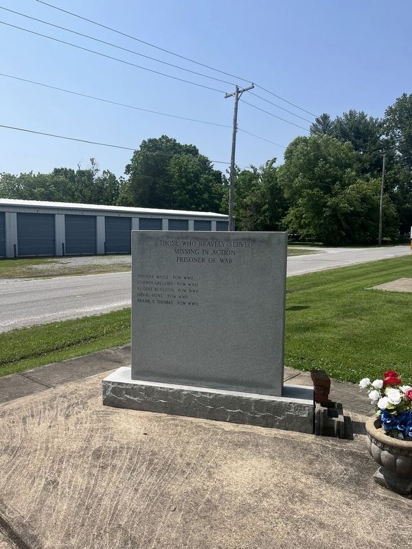 Dedicated in Grateful Tribute to the Men and Women Who Served. Marker image. Click for full size.