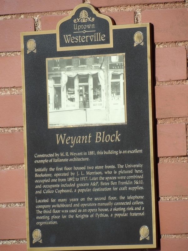 Weyant Block Marker image. Click for full size.