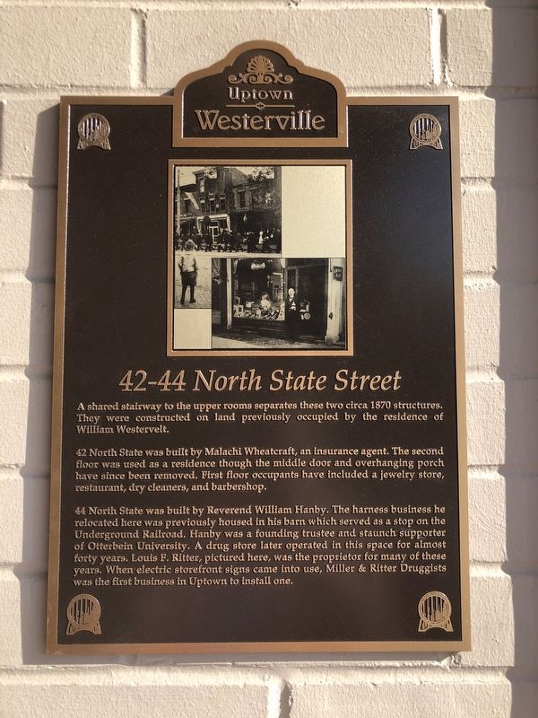 42-44 North State Street Marker. Click for full size. 42-44 North State Street Marker image. Click for full size.