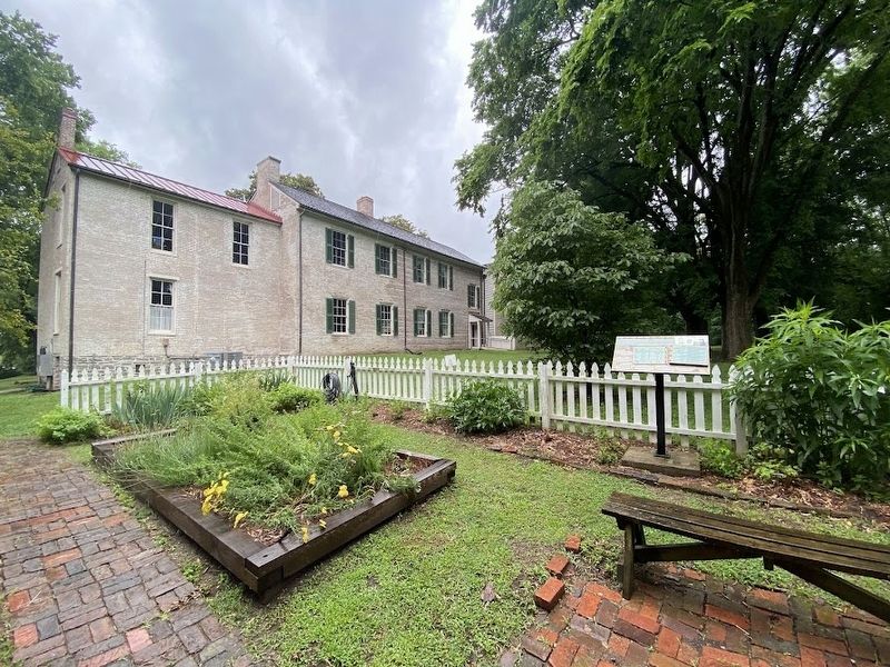 Historic Travellers Rest herb Garden Marker image. Click for full size.