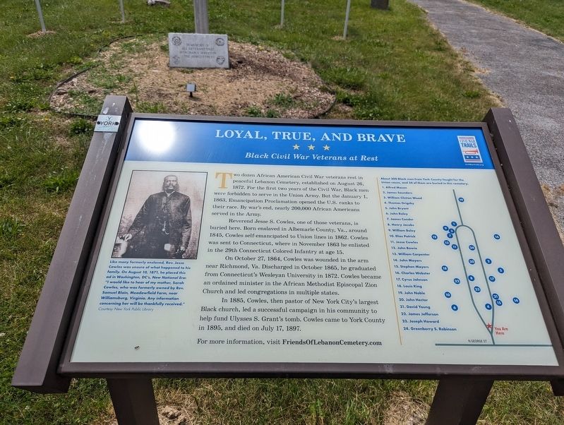 Loyal, True, and Brave Marker image. Click for full size.