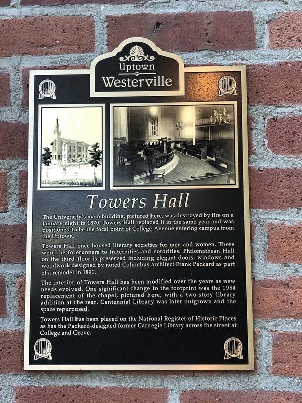 Towers Hall Marker image. Click for full size.