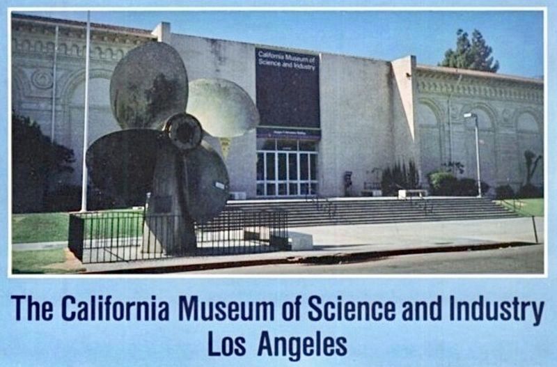 Original Display in Exposition Park - 1970s image. Click for full size.
