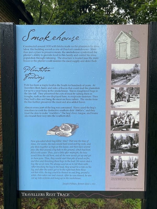 Smokehouse Marker. Click for full size. Smokehouse Marker image. Click for full size.