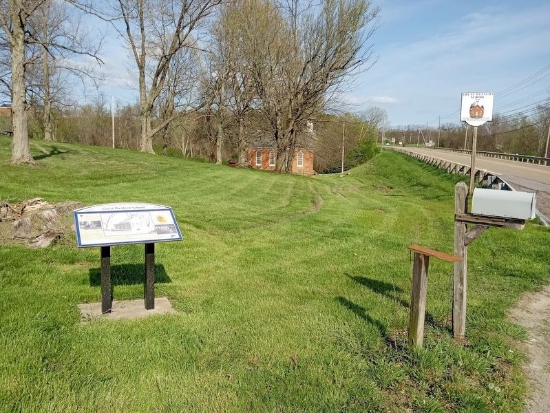 Great Western School Marker. Click for full size. Great Western School Marker image. Click for full size.