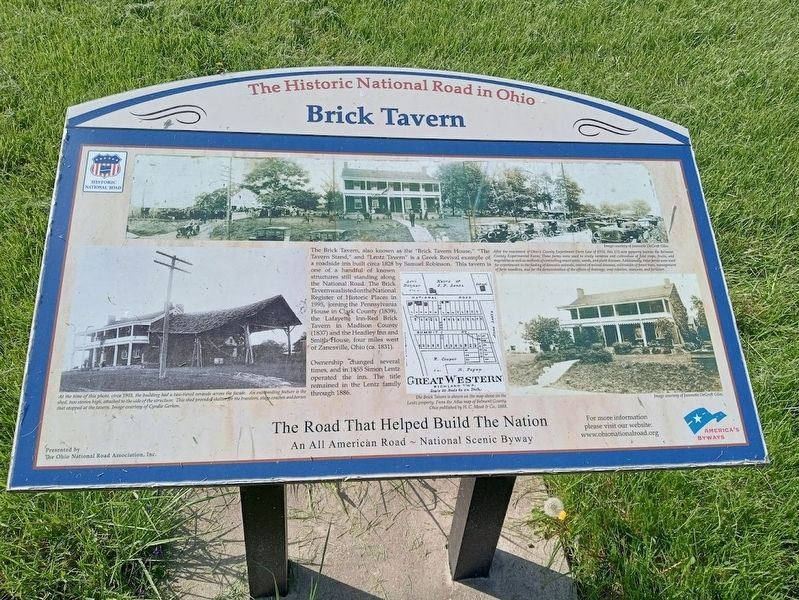 Brick Tavern Marker. Click for full size. Brick Tavern Marker image. Click for full size.