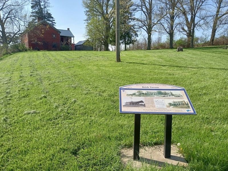 Brick Tavern Marker. Click for full size. Brick Tavern Marker image. Click for full size.