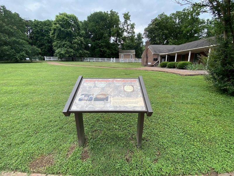 Earliest Residents of Travellers Rest Marker image. Click for full size.