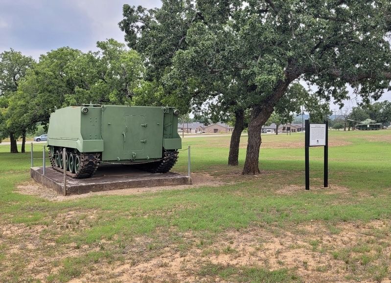 The United States M59 Armored Personnel Carrier and Marker image. Click for full size.