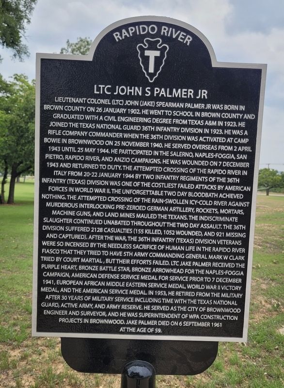 LTC John S Palmer Jr Marker image. Click for full size.