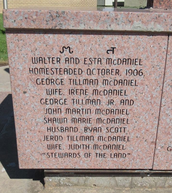 Texhoma Marker Front side Bottom Left. Click for full size. Texhoma Marker Front side Bottom Left image. Click for full size.