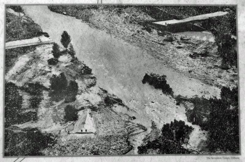 Marker detail: Aerial view of Greentown. Click for full size. Marker detail: Aerial view of Greentown image. Click for full size.