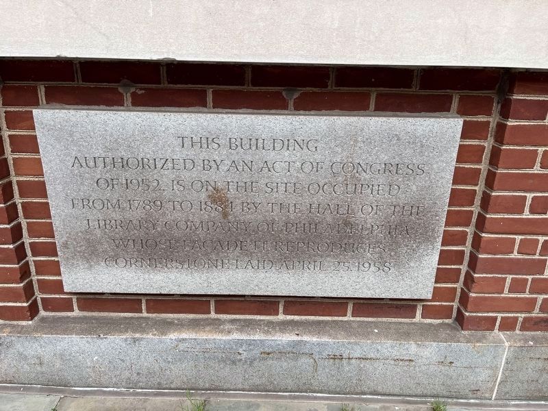 Library of the American Philosophical Society Marker. Click for full size. Library of the American Philosophical Society Marker image. Click for full size.