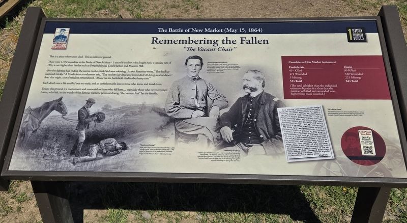 Remembering the Fallen Marker. Click for full size. Remembering the Fallen Marker image. Click for full size.