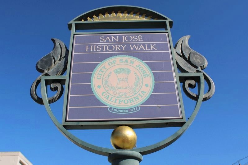 San Jose Buddhist Church Betsuin Marker (Rear) image. Click for full size.