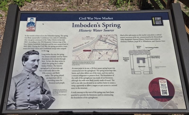 Imboden's Spring Marker. Click for full size. Imboden's Spring Marker image. Click for full size.