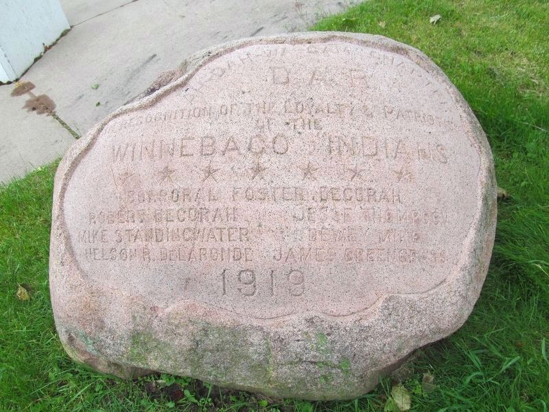 Winnebago Indians Marker. Click for full size. Winnebago Indians Marker image. Click for full size.