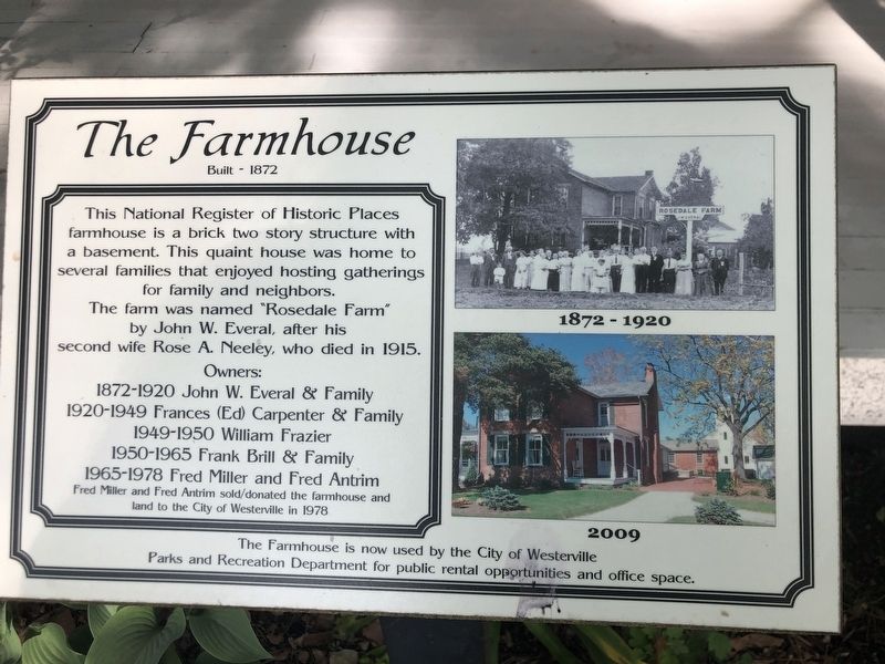 The Farmhouse Marker. Click for full size. The Farmhouse Marker image. Click for full size.
