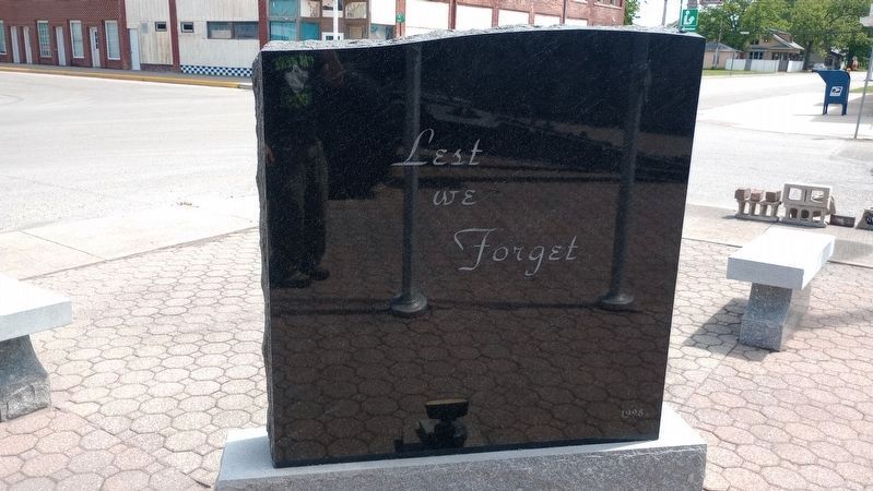 Alger Marion Township Veterans Memorial [Reverse] image. Click for full size.