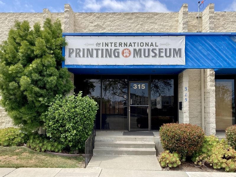International Printing Museum. Click for full size. International Printing Museum image. Click for full size.