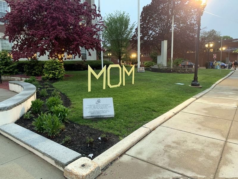 Marker on the lawn of Medford City Hall (on Mother's Day). Click for full size. Marker on the lawn of Medford City Hall (on Mother's Day) image. Click for full size.