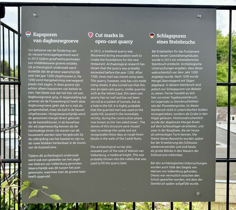 Kapsporen/ Cut Marks / Schlagspuren Marker image. Click for full size.