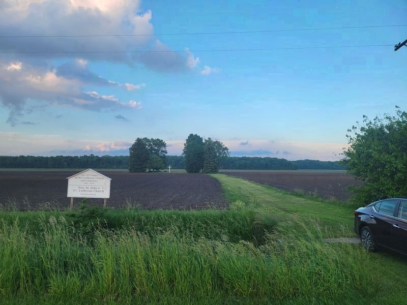 Bethel Lutheran Church and Cemetery Marker image. Click for full size.