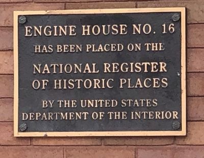 Engine House No. 16 Marker image. Click for full size.