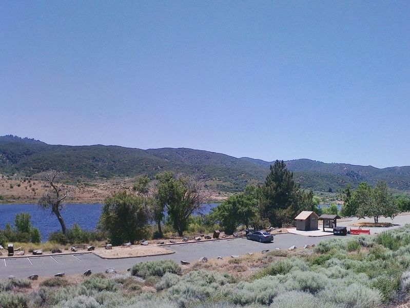 Elizabeth Lake and Marker image. Click for full size.