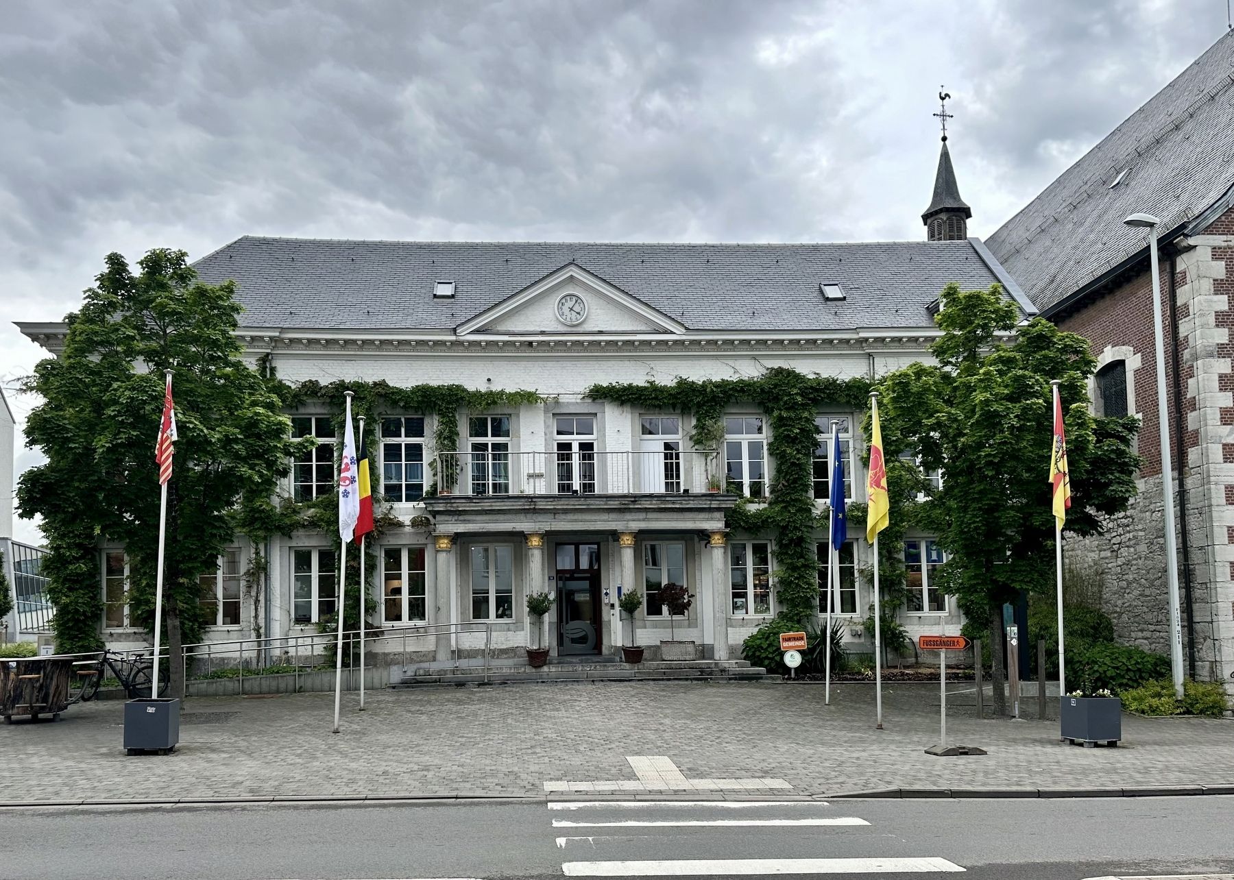 Rathaus / City Hall and Marker image. Click for full size.