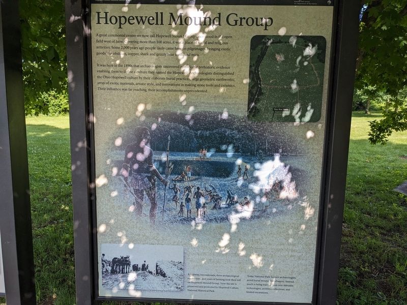 Hopewell Mound Group Marker image. Click for full size.