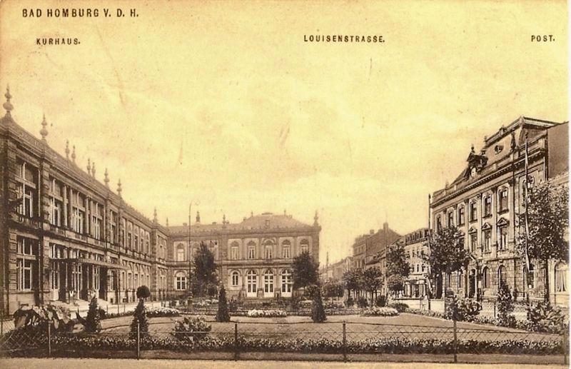 Kurhaus (left) and Post Office (right) image. Click for full size.