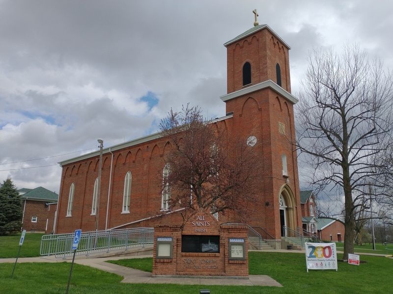 St. Joseph Catholic Church Marker. Click for full size. St. Joseph Catholic Church Marker image. Click for full size.